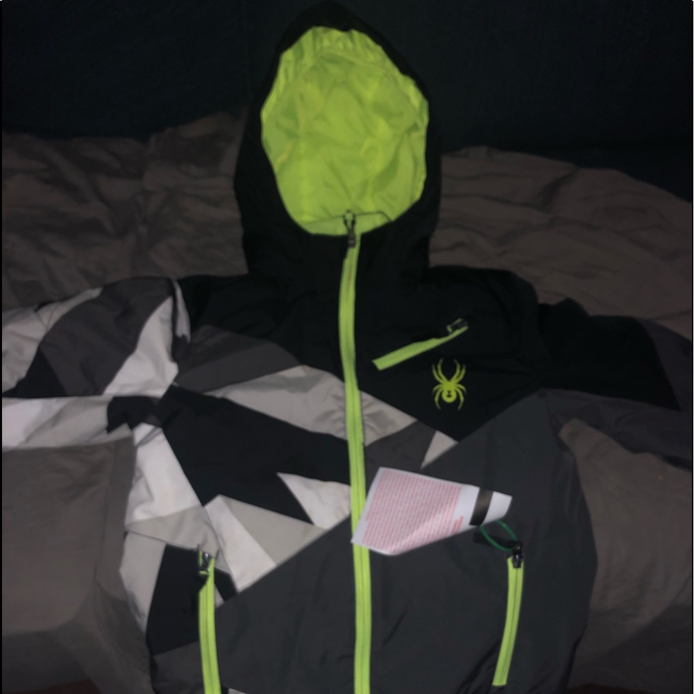 Size 10 boys spyder winter coat.
